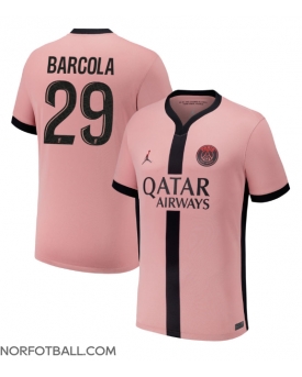 Billige Fotballdrakt Paris Saint-Germain Bradley Barcola #29 Replika Tredjedrakt 2024-25 Kortermet